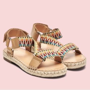 NWOT Frye & Co. Kole, Asymmetrical Strap Sandal